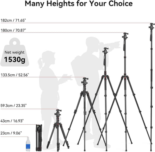 Tripod, Generic. Compatible with Tuff Mount Mk2 Tripod Adapter