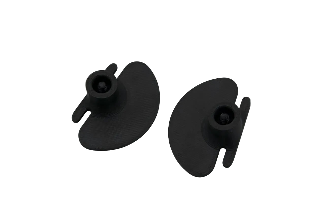 Cable manager posts underside for Tuff Mount 